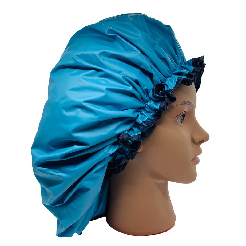 ELEBOX Premium Collection Super Jumbo Shower Cap for Braids Double-Layer