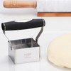 HULISEN Square Biscuit Cutter, 2.75 Inch Stainless Steel Cookie Cutter