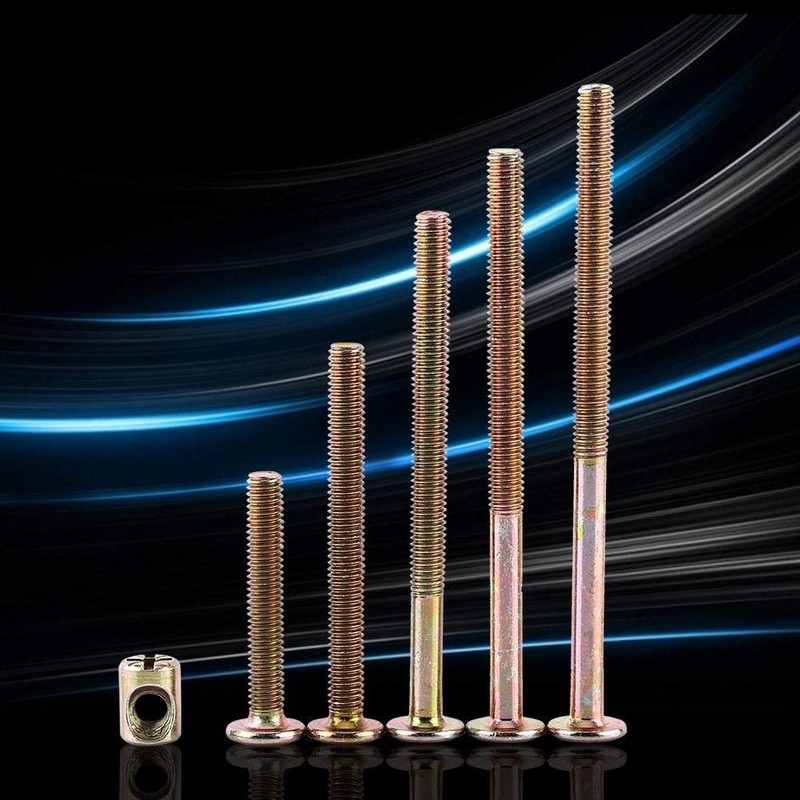 10 unids M6 Tornillos de Acero al Carbono Tornillos Con
