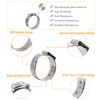 AKIHISA 180 PCS Single Ear Hose Clamps, 12 Sizes 5.3-33.1mm
