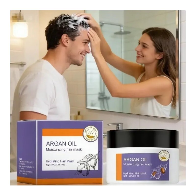 A Mascarilla Capilar Reparadora Hidratante Marroquí: