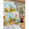 Hydrangeas Secret Mini Flower Building Toy Bouquets with Dust Cover