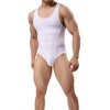 TESOON Body deportivo de malla para hombre, leotardo de lucha