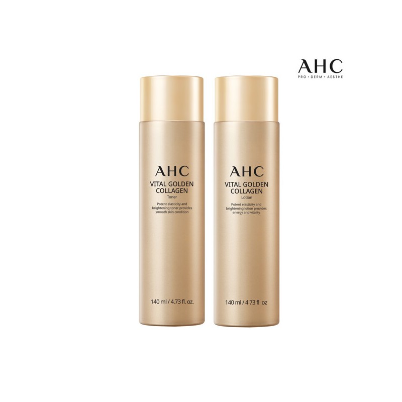 ahc (현대홈쇼핑)AHC 바이탈 골든콜라겐 기초 2종 중 택 1(토너/로션) (Hyundai