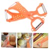 Mikinona 2pcs Stainless Steel Kitchen Peeler Versatile Fruit and Vegetable