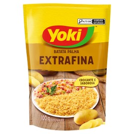 Yoki - Extra Thin Potato Sticks - 3.53 Oz (PACK OF 1) | Batata Palha Extrafina - 100g