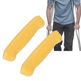 Crutch Pads Padding for Walking Arm Crutches Underarm Padded Forearm Handle Pillow Covers for Hand Grips Soft Foam Armpit Accessories for Adults, Kids (1 Pair)