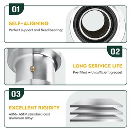 Youxmoto Rear Axle Bearing Carrier Fit for Honda FourTrax 250 TRX 250X 1987 1988 1991 1992, for TRX 300EX Sportrax 300-1993 1994 1995 1996 1997 1998 1999 2000-2008 2009, for 52200-HM3-000