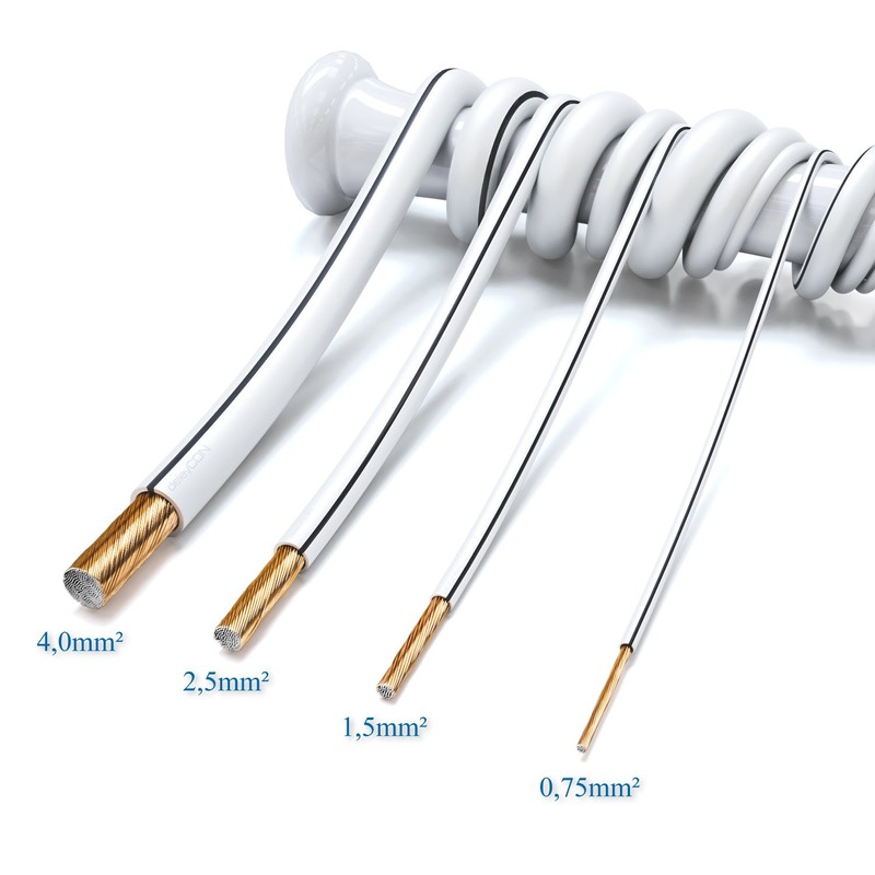 deleyCON Speaker Cable 2 x 1.5 mm² Speaker Cable CCA