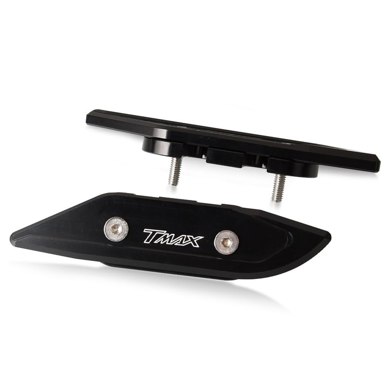 T MAX 530 CNC Side Mirrors with Hole Cover and