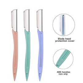 ZTRHYOO Eyebrow Razor 9 Pack, Precision Facial Hair Trimmer for Women, Eyebrow Shaper Facial Razor for Men