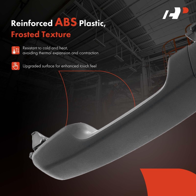 A-Premium Front Driver Side Exterior Door Handle with Keyhole Compatible