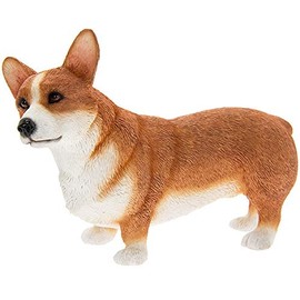 Lesser & Pavey Standing Corgi Ornament, Resin, Red, 13 x 4 x 8 cm