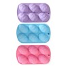 Molde Silicon Huevo Pascua Huevitos Vela Gelatina Hielo Rosa