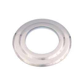 TYGERIX Rosette Pipe Cover Made of Stainless Steel for 100 mm Pipes, Rosette Wall Hole Cover, Flue Pipe for Wood Stoves or Pellets and Boilers, High Heat Resistance, More Thickness, Top