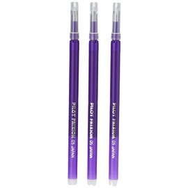 Pilot Refills for Frixion Clicker Rollerball 0.5 mm (Pack of 3) - Violet