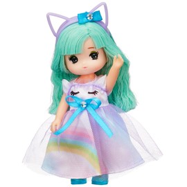 Takara Tomy Licca TAKARA TOMY "Licca-chan Doll LD-26 Yumekawa Miki-chan Doll Dress-up Doll, Pretend Play, Toy, Ages 3 and Up, Passed Toy Safety Standards, ST Mark Certified