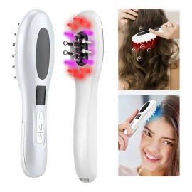 Peine De Masaje Eléctrico Rf Crecimiento Del Cabello Ems