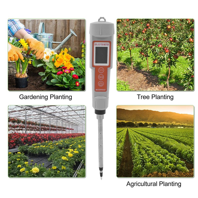 3 in 1 Soil Tester EC TDS Temperature Analyzer Meter
