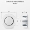 calimaero® TVSA 4 Inch AC Vent Cover Round Adjustable Steel