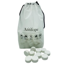 Atitifope Compressed Towels Facial Cleansing Cloths Travel Camping Washcloths (7.9in*7.9in,100pieces)