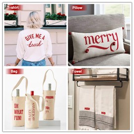 Heat Transfer Vinyl Red HTV Rolls - 12" x 15ft Red Iron on Vinyl for Cricut & Silhouette Cameo, Red HTV Vinyl for Shirts - Easy to Cut & Weed for Heat Vinyl Design