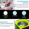 Simpli-Magic Premium Spin Mop Cleaning Bucket Set with 3 Microfiber