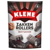Klene Zakken Rollers I Semisoft Salty Salmiac Licorice Candy I Zout I 210 g 7.4 ounce