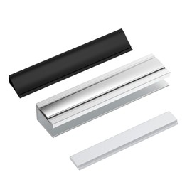 Shuisen Glass Shower Door Magnet, Shower Door Magnetic Latch with Metal Strike Fits for Glass Shower Door Thickness 1/8", 5/32", 3/16" and 1/4", Shower Door Magnet Replacement