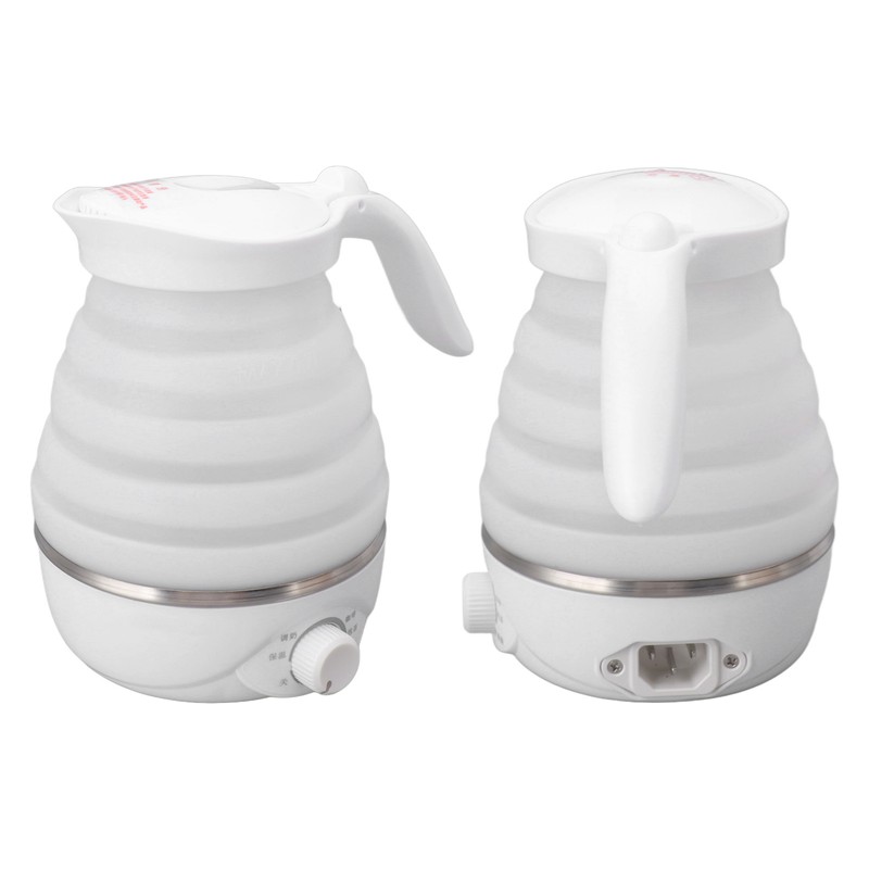 Travel Folding Electric Kettle Portable Silicone Foldable Collapsible Mini Household