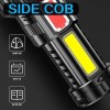 GEARGADGET LED Super Bright Flashlight Rechargeable Torch Tactical Lamp USB