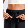 CRZ YOGA Lightweight Wide Leg Cropped Pants for Women High
