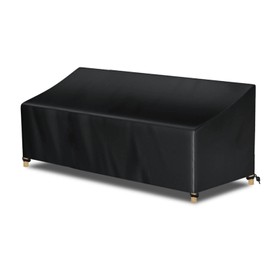 Awnic 3-Seater Outdoor Sofa Cover Waterproof Garden Sectional Sofa Cover Patio Furniture Covers 220 x 85 x 71 cm
