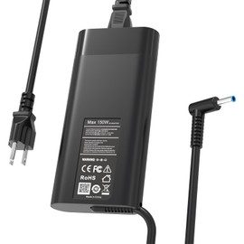 150W Laptop Charger for HP ZBook Charger ZBook 15 16 17 15U 15V G3 G4 G5 G6 G7 G8 Studio/Power G11 G8 G9 G10 Workstation Victus 15-FA 15-fb 16-d 16-e Power Adapter