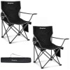 KingCamp 2 Pack Camping Chairs Clearance Lightweight Folding Portable Lawn