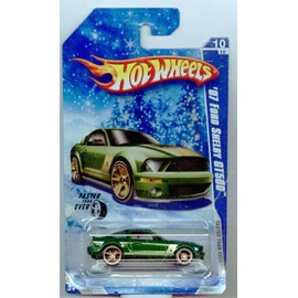 Hot Wheels 2010-138/240 Faster Than Ever 10/10 '07 Ford Shelby GT500 Snow Flake Card 1:64 Scale by Hot Wheels