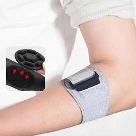 ZYEKIU Elbow Bandage Elbow Bandages Forearm Bandage Tennis Elbow Bandage Arm Bandage for Men and Women for Strength Sports in the Gym Tennis Elbow Cuff for Right and Left Epicondilitis (Grey)