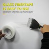 Hubaow 12" 100 Feet Drywall Joint Tape, Self-Adhesive Encrypted Fiberglass