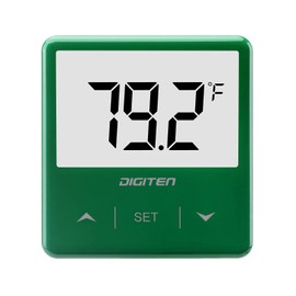 Aquarium Thermometer, Fish Tank Thermometer with Large LCD Display, Stick-on Tank Temp Sensor Ensures Accurate Reading, No Wires C/F Switch