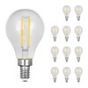 Feit Electric A15 LED Light Bulb, 60W Equivalent, Dimmable, E12