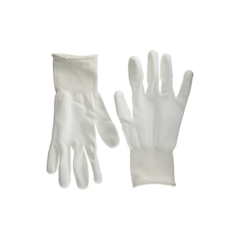 勝星 Industrial Fit Fingertips Urethane White 10 Pairs Large Tee