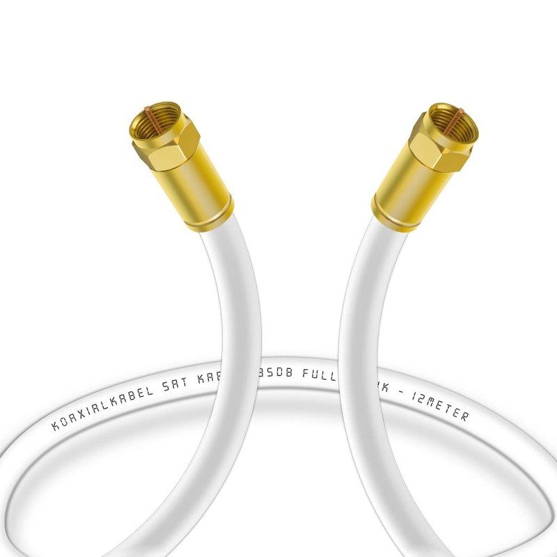 Sterndiscount 25 m SAT Cable 135 dB Ultra HD 4K