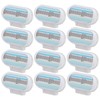 12Pcs Women's Razor Blade Refills 3 Blade Replacement Razor Blade