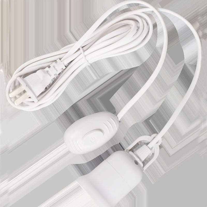 WPJCS Light Bulb Cord with Plug, Plug in Light Socket,