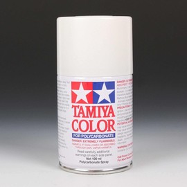 Tamiya Polycarbonate PS-57 Pearl White Spray 100ml TAM86057 Lacquer Primers & Paints
