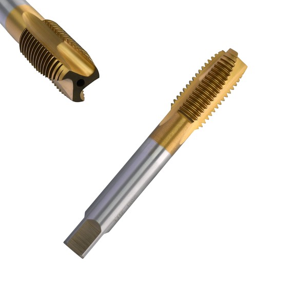 Corintian HSS TiN Tap Shape D, Diameter M2 - M20,