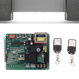 Sliding Gate Motor Control Board, Electric Door Motor Circuit Board, with LED Indication Remote Control 220V Time Protection Safety Design