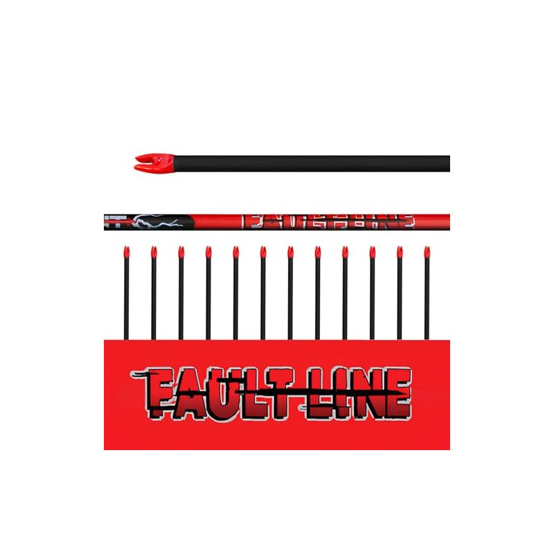 Element Archery | Faultline Raw Shaft Arrows 350 Spine |