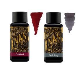 Diamine - 30ml Fountain Pen Ink 2 Pack - Oxblood & Earl Grey