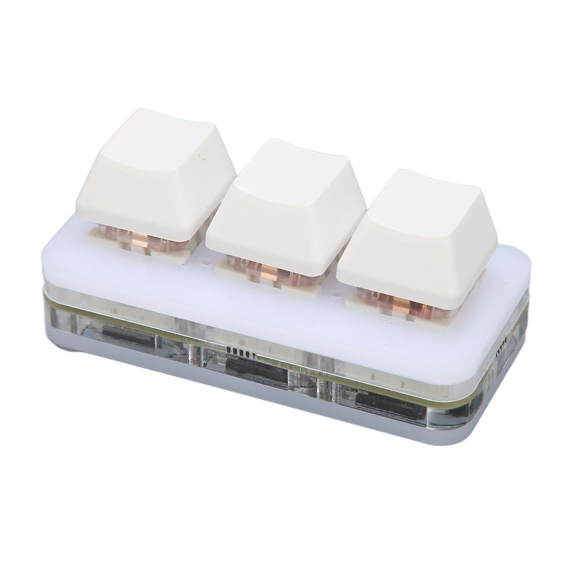 USB 3 Key Mini Keypad RGB LED Backlight Supports Hot